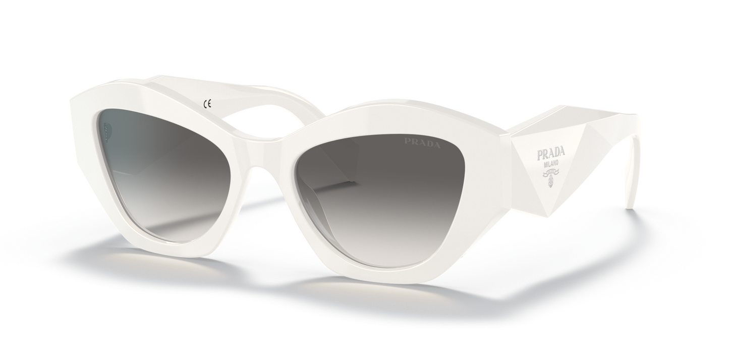 Prada Sunglasses White-Grey Gradient | PRADA PR 07YS White-Grey Gradient