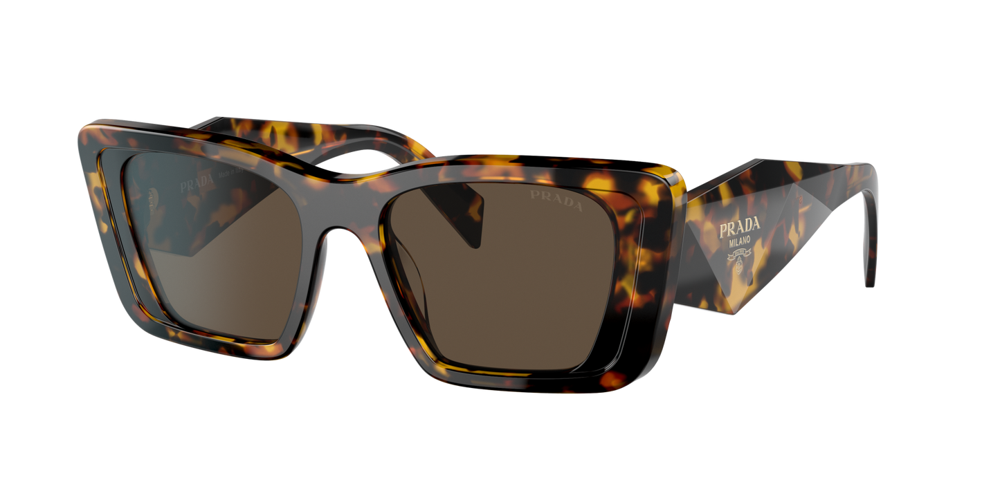 PRADA PR 08YS Havana Honey-Dark Brown Sunglasses
