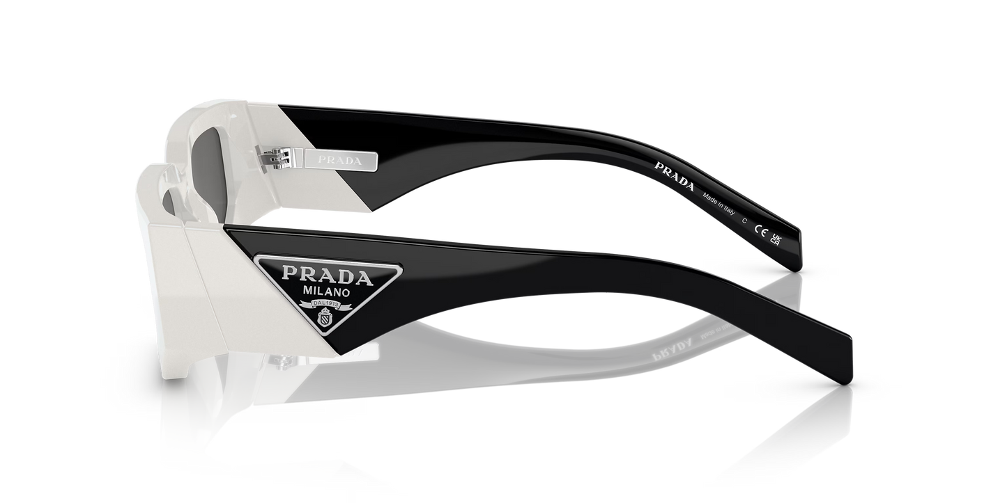 משקפי שמש פראדה לבן-אפור | Prada PR 09ZS White-Grey
