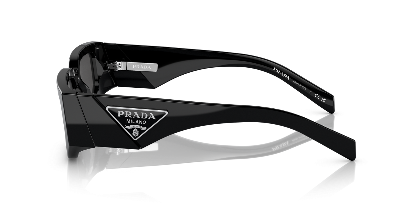 משקפי שמש פראדה שחור-אפור כהה | PRADA PR 09ZS Black-Dark Grey