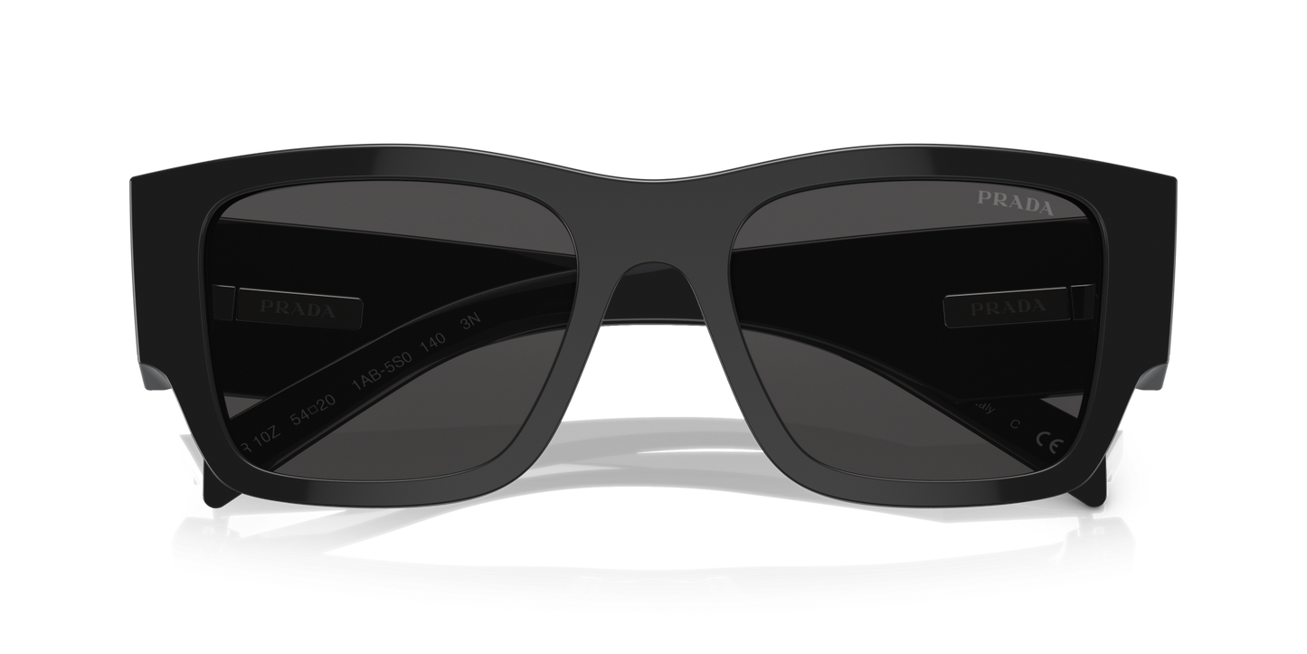 משקפי שמש פראדה שחור-אפור כהה | Prada PR 10ZS Black-Dark Grey