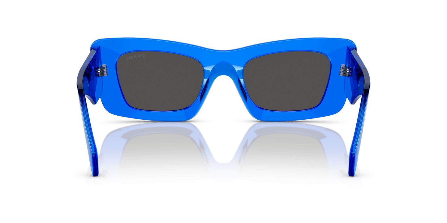 Prada Crystal Sunglasses Electric Blue-Dark Grey | PRADA PR 13ZS Crystal Electric Blue-Dark Grey