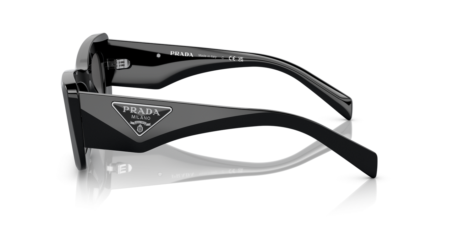 משקפי שמש פראדה שחור-אפור כהה | PRADA PR 13ZS Black-Dark Grey