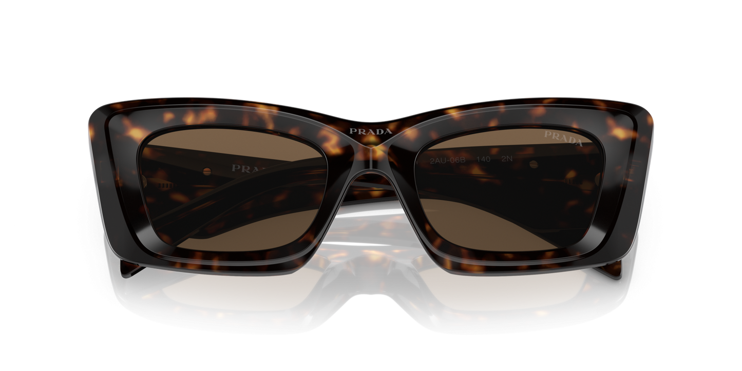 Prada Sunglasses Tortoise-Dark Brown | PRADA PR 13ZS Tortoise-Dark Brown