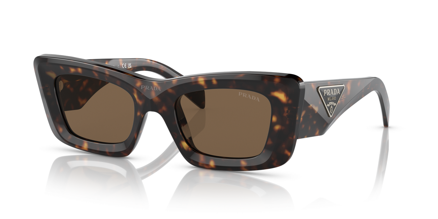Prada Sunglasses Tortoise-Dark Brown | PRADA PR 13ZS Tortoise-Dark Brown