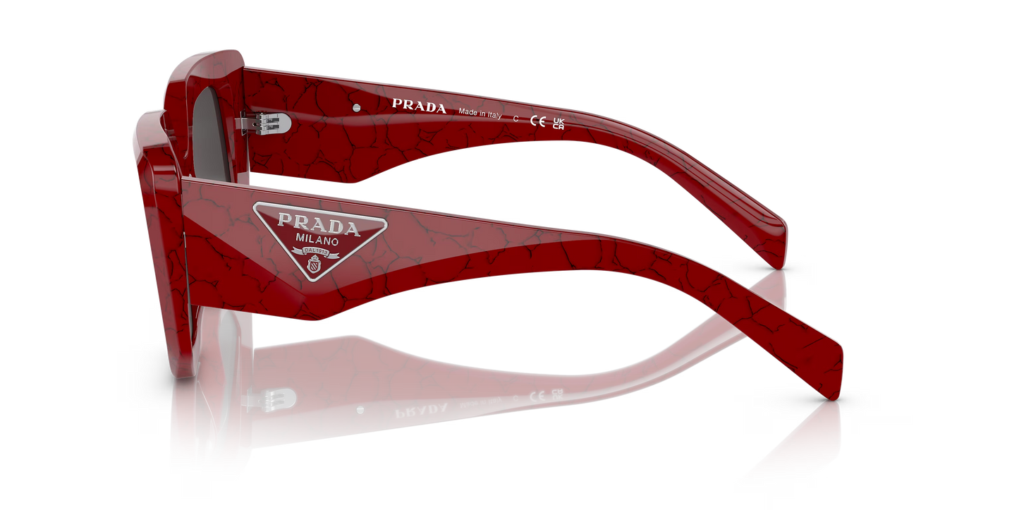 משקפי שמש פראדה אדום-אפור | Prada PR 14ZS Red-Grey
