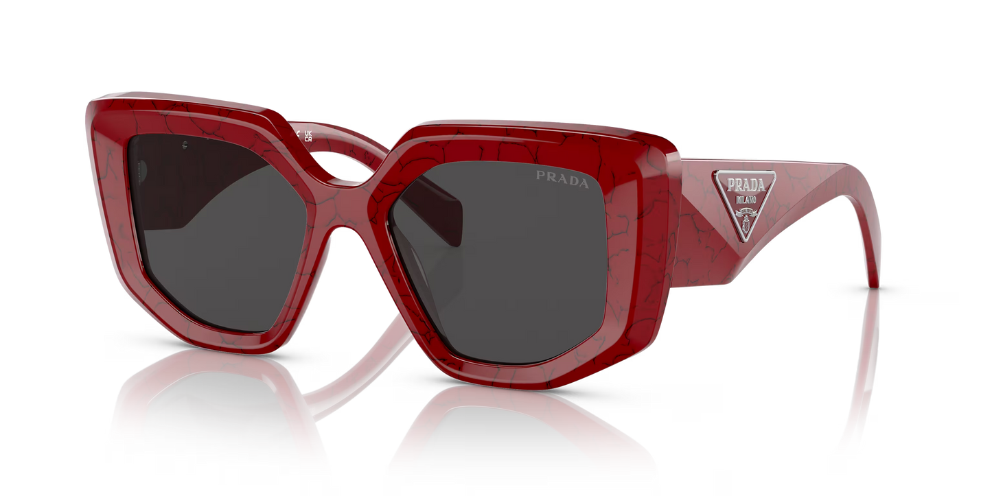משקפי שמש פראדה אדום-אפור | Prada PR 14ZS Red-Grey