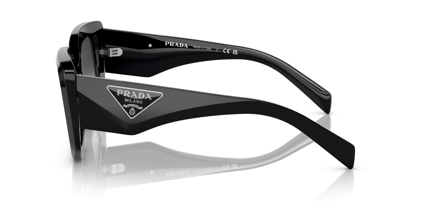 Prada Sunglasses Black-Grey Gradient | PRADA PR 14ZS Black-Grey Gradient