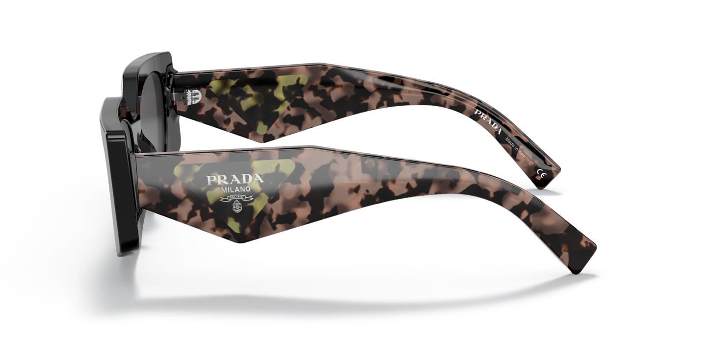 Prada Sunglasses Black-Dark Grey | PRADA PR 15YS Black-Dark Grey