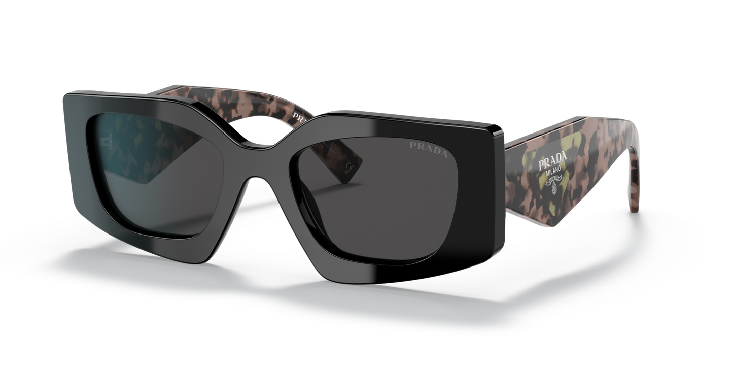 Prada Sunglasses Black-Dark Grey | PRADA PR 15YS Black-Dark Grey