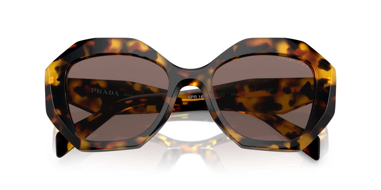 משקפי שמש פראדה דבש צב-קוטבי חום בהיר | PRADA PR 16WS Honey Tortoise-Polar Light Brown