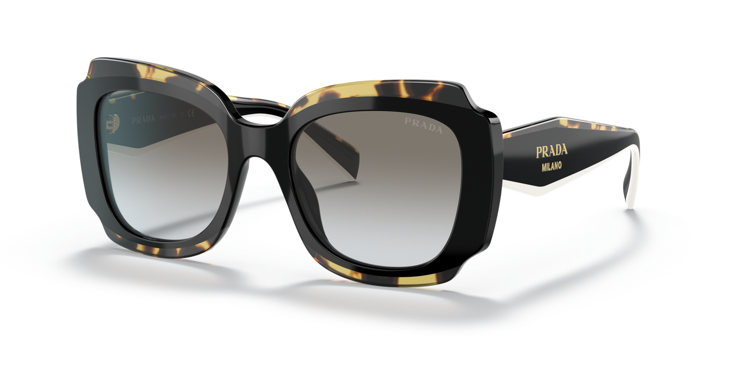 Prada Sunglasses Black/Havana-Dark Grey | PRADA PR 16YS Black/Havana-Dark Grey
