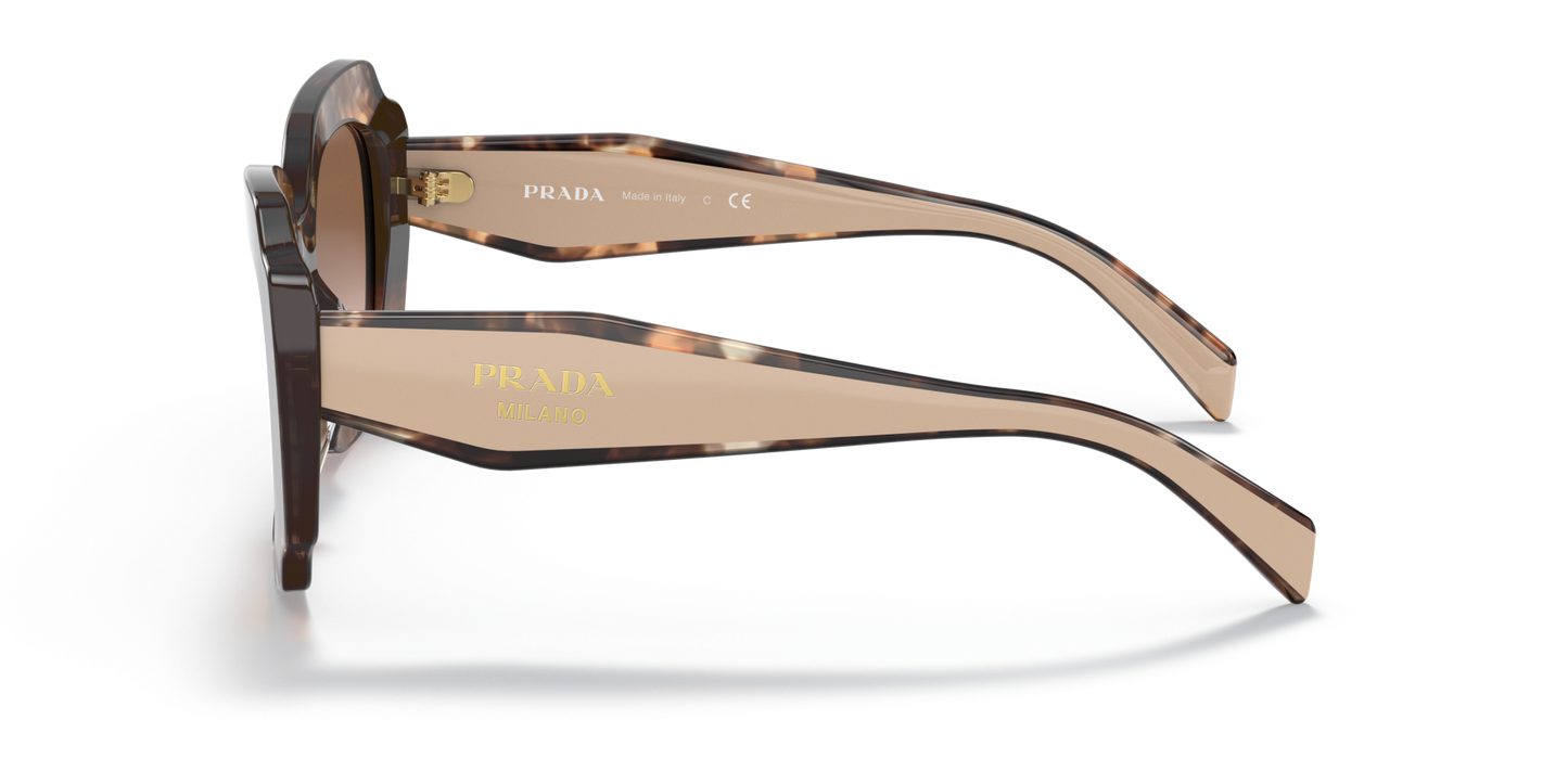 PRADA PR 16YS Havana-Brown Gradient Sunglasses