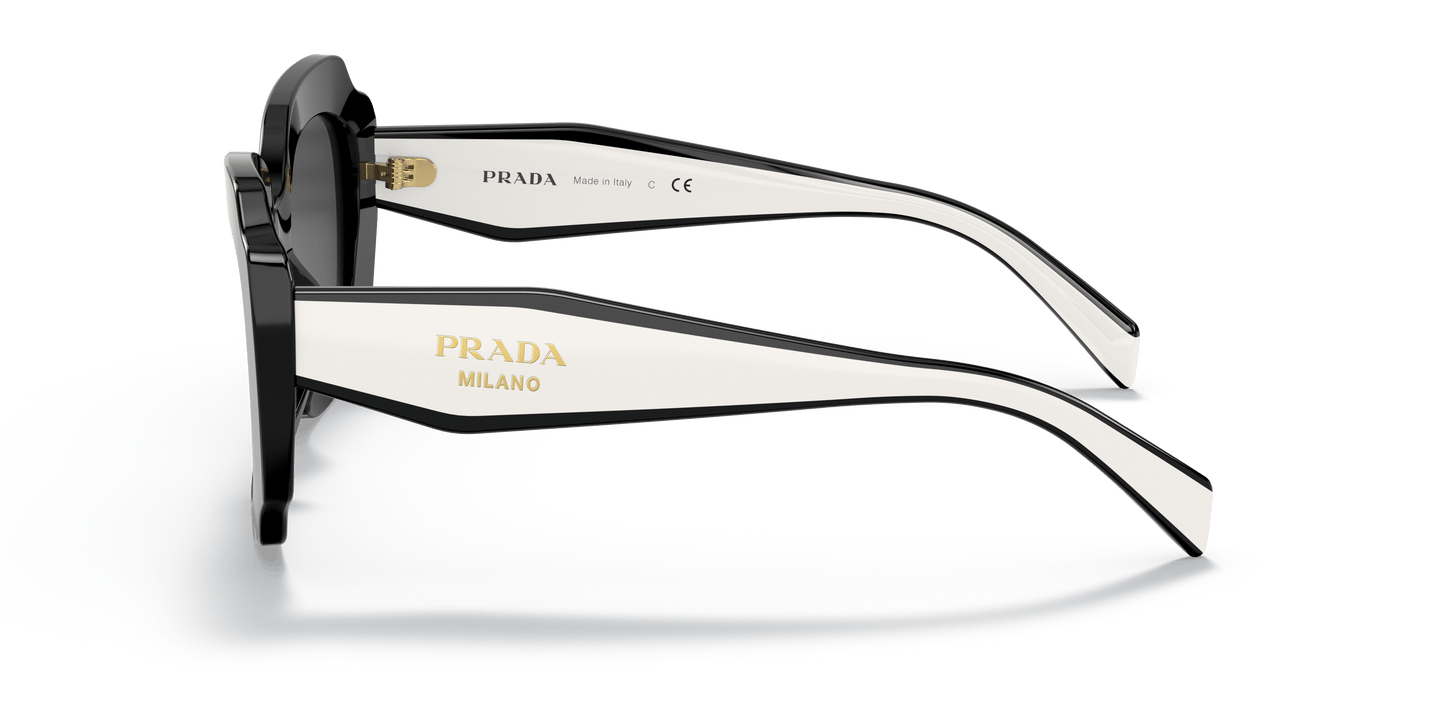 Prada Sunglasses Black-Dark Grey | PRADA PR 16YS Black-Dark Grey