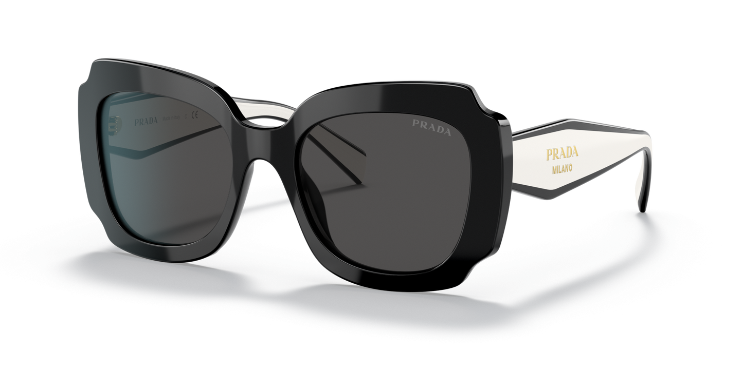 Prada Sunglasses Black-Dark Grey | PRADA PR 16YS Black-Dark Grey