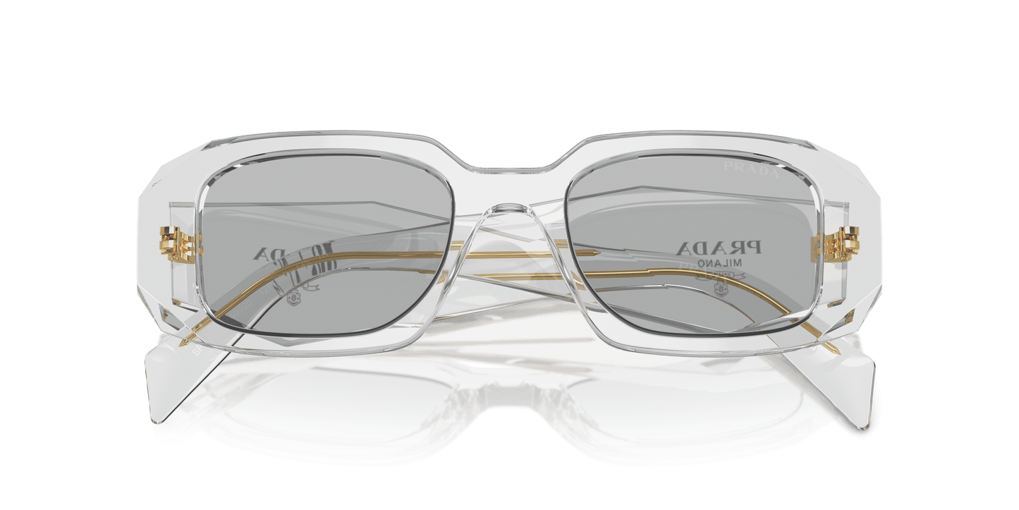 Prada Sunglasses Transparent Grey-Light Grey | PRADA PR 17WS Transparent Grey-Light Grey