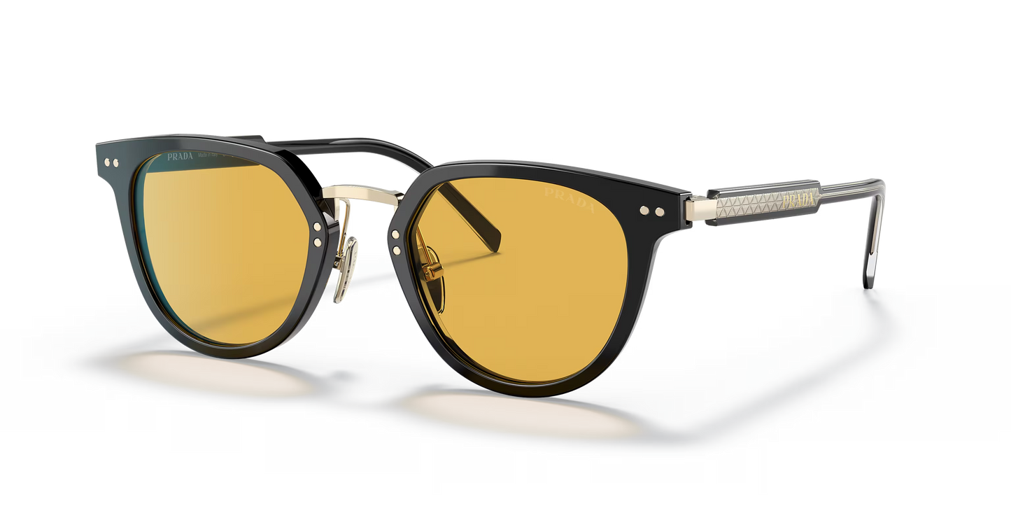 Prada Sunglasses Black-Yellow | Prada PR 17YS Black-Yellow