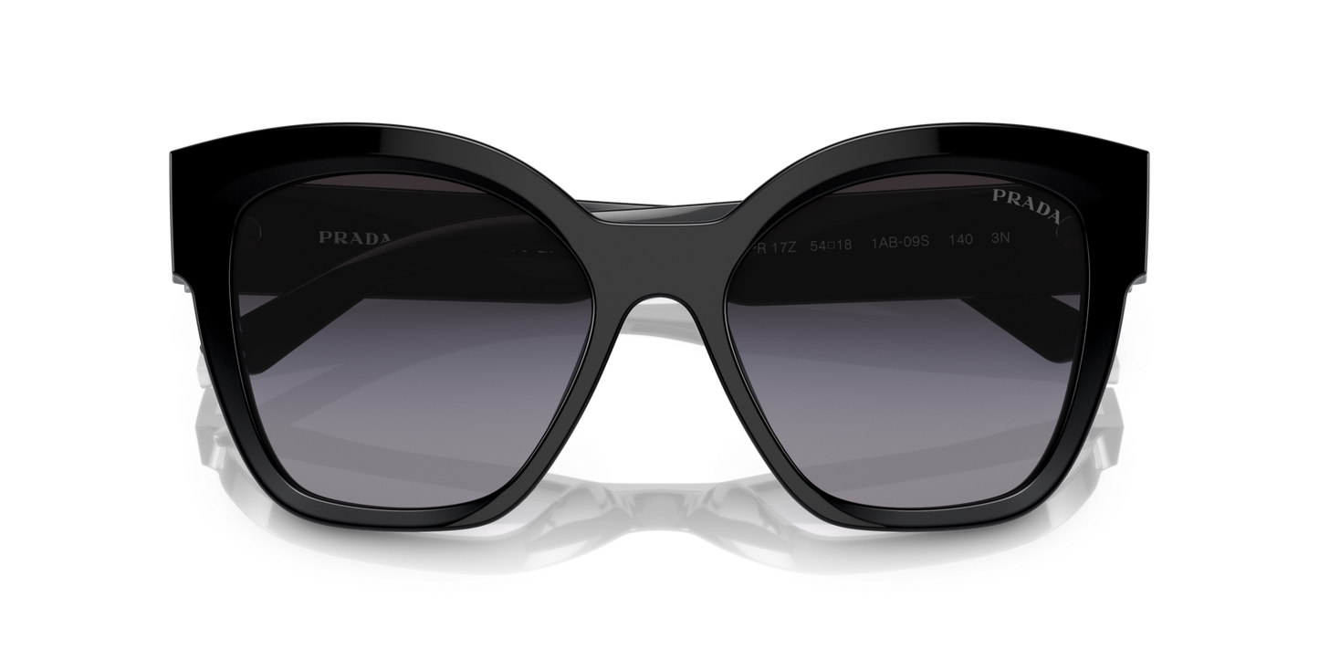 Prada Sunglasses Black-Grey Gradient | PRADA PR 17ZS Black-Grey Gradient
