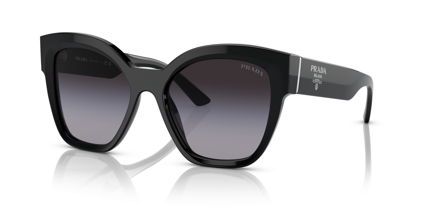 Prada Sunglasses Black-Grey Gradient | PRADA PR 17ZS Black-Grey Gradient