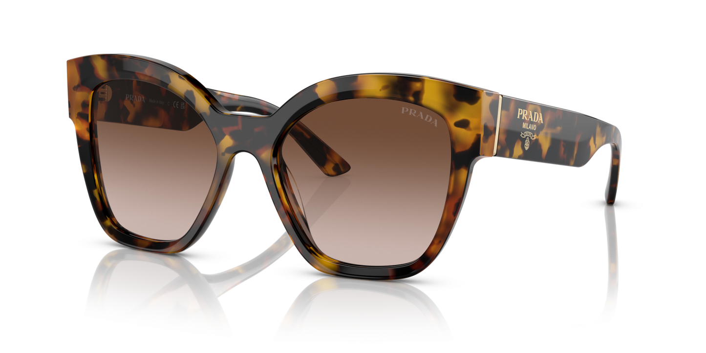 Prada Sunglasses Honey Tortoise-Brown Gradient | PRADA PR 17ZS Honey Tortoise-Brown Gradient