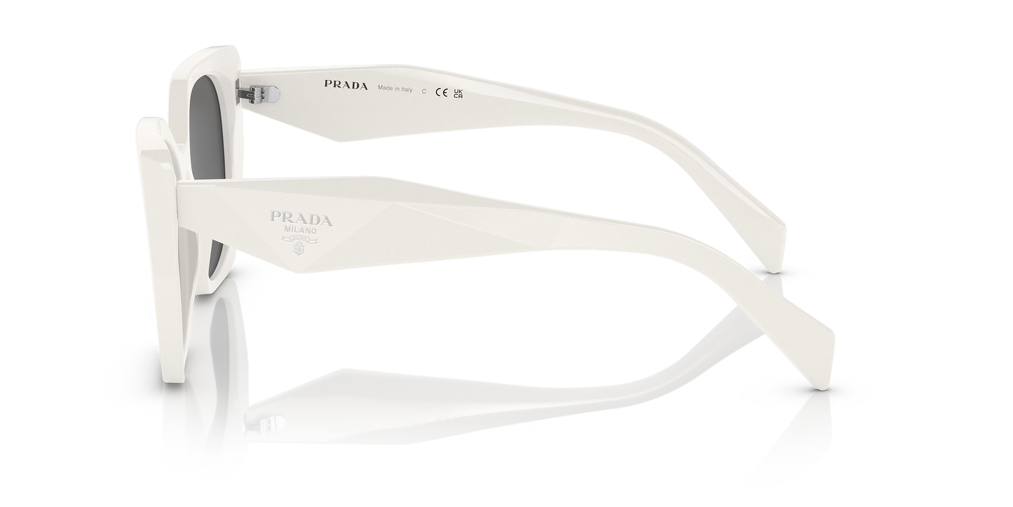 משקפי שמש פראדה לבן-אפור | Prada PR 19ZS White-Grey
