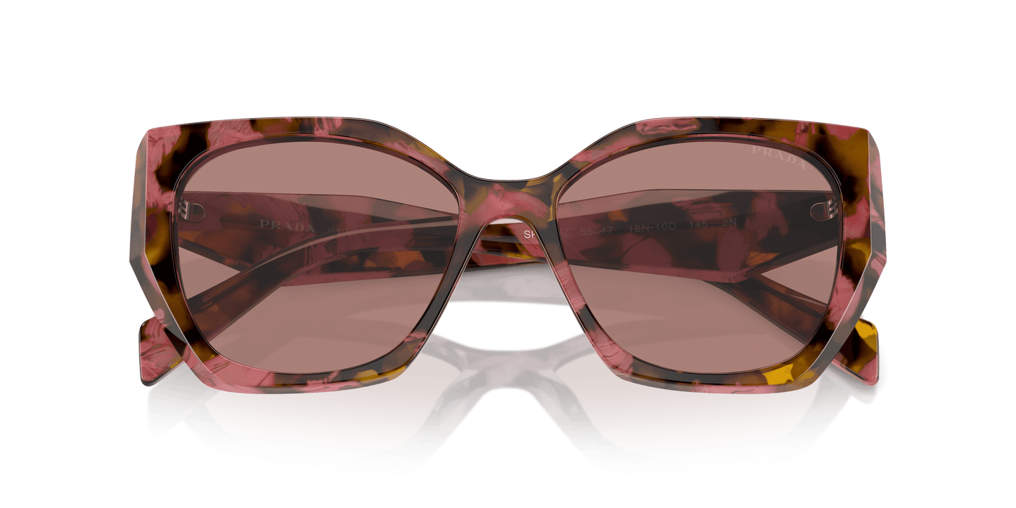 Prada Sunglasses Tortoise Cognac Begonia-Light Brown | PRADA PR 19ZS Tortoise Cognac Begonia-Light Brown