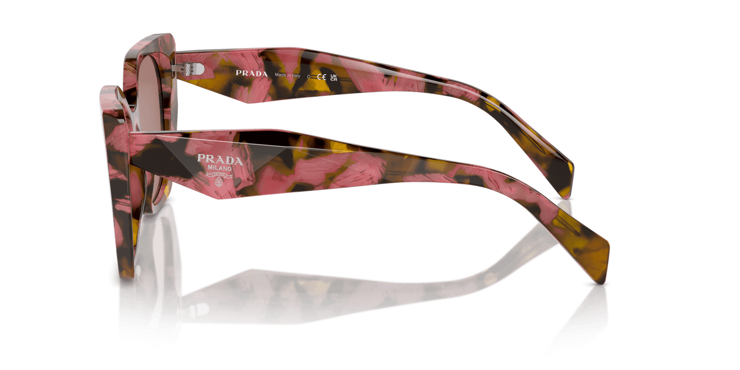 Prada Sunglasses Tortoise Cognac Begonia-Light Brown | PRADA PR 19ZS Tortoise Cognac Begonia-Light Brown