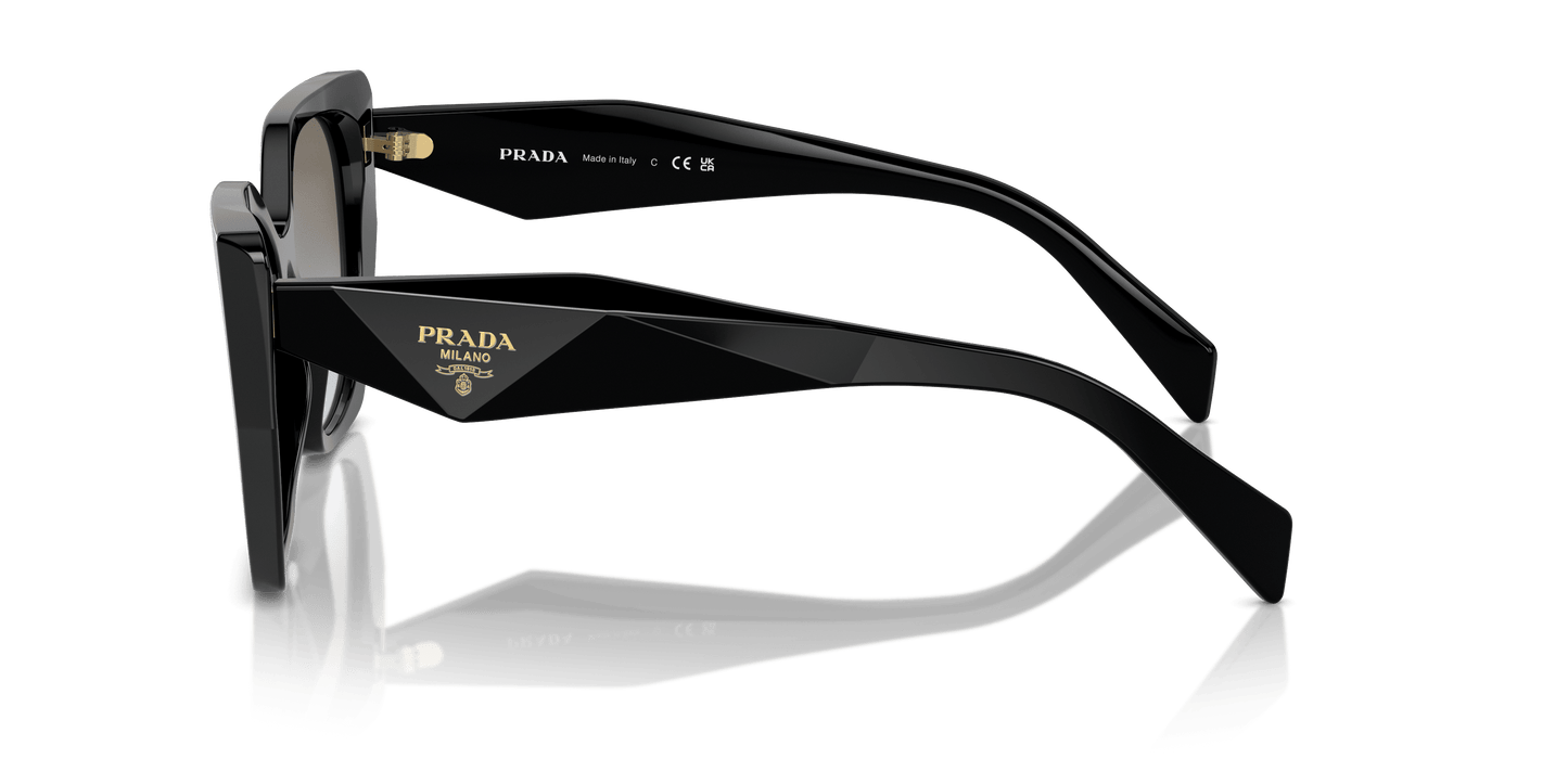 Prada Sunglasses Black-Grey Gradient | PRADA PR 19ZS Black-Grey Gradient