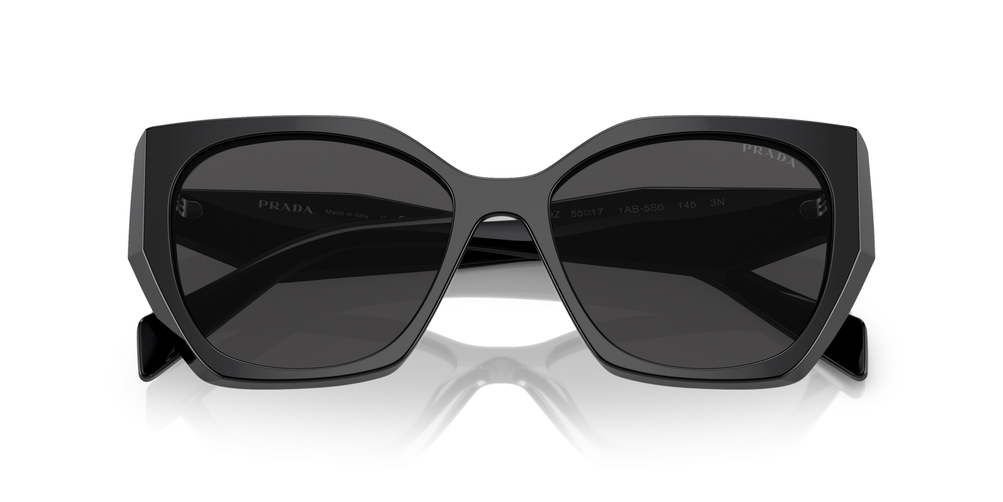 משקפי שמש פראדה שחור-אפור כהה | PRADA PR 19ZS Black-Dark Grey