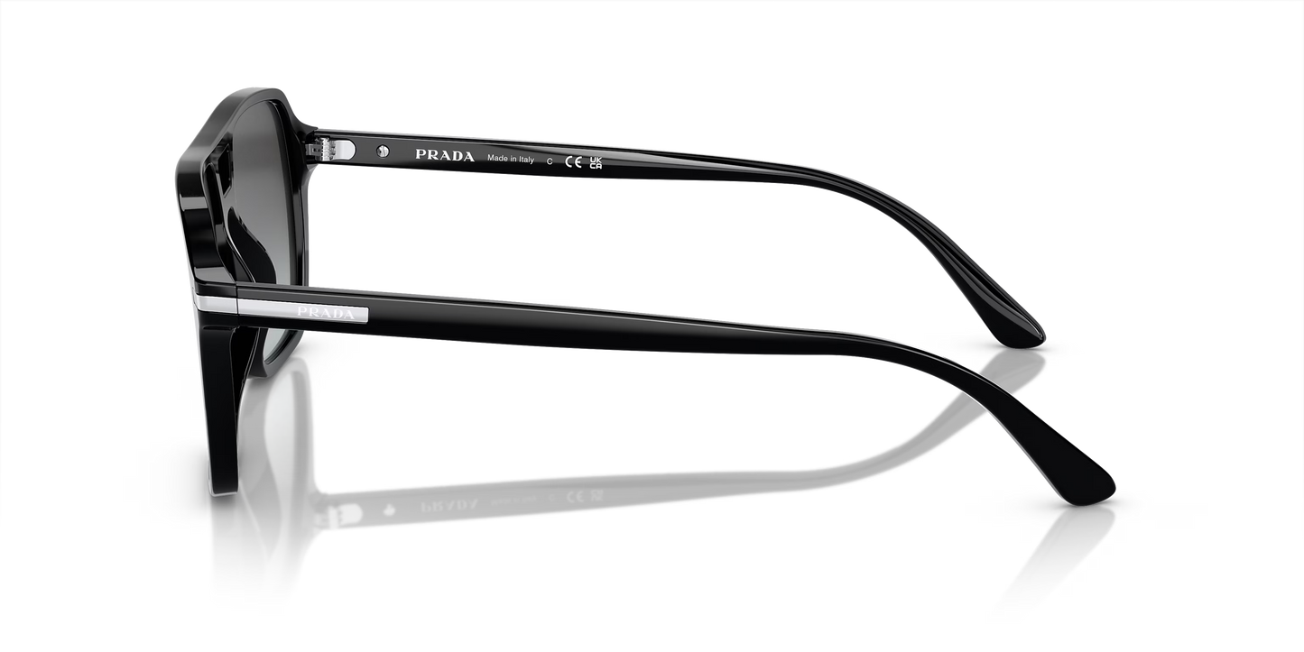 משקפי שמש פראדה שחור-אפור | Prada PR 20YS Black-Grey