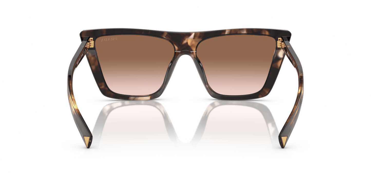 Prada Sunglasses Caramel Tortoise-Brown Gradient | PRADA PR 21ZS Caramel Tortoise-Brown Gradient
