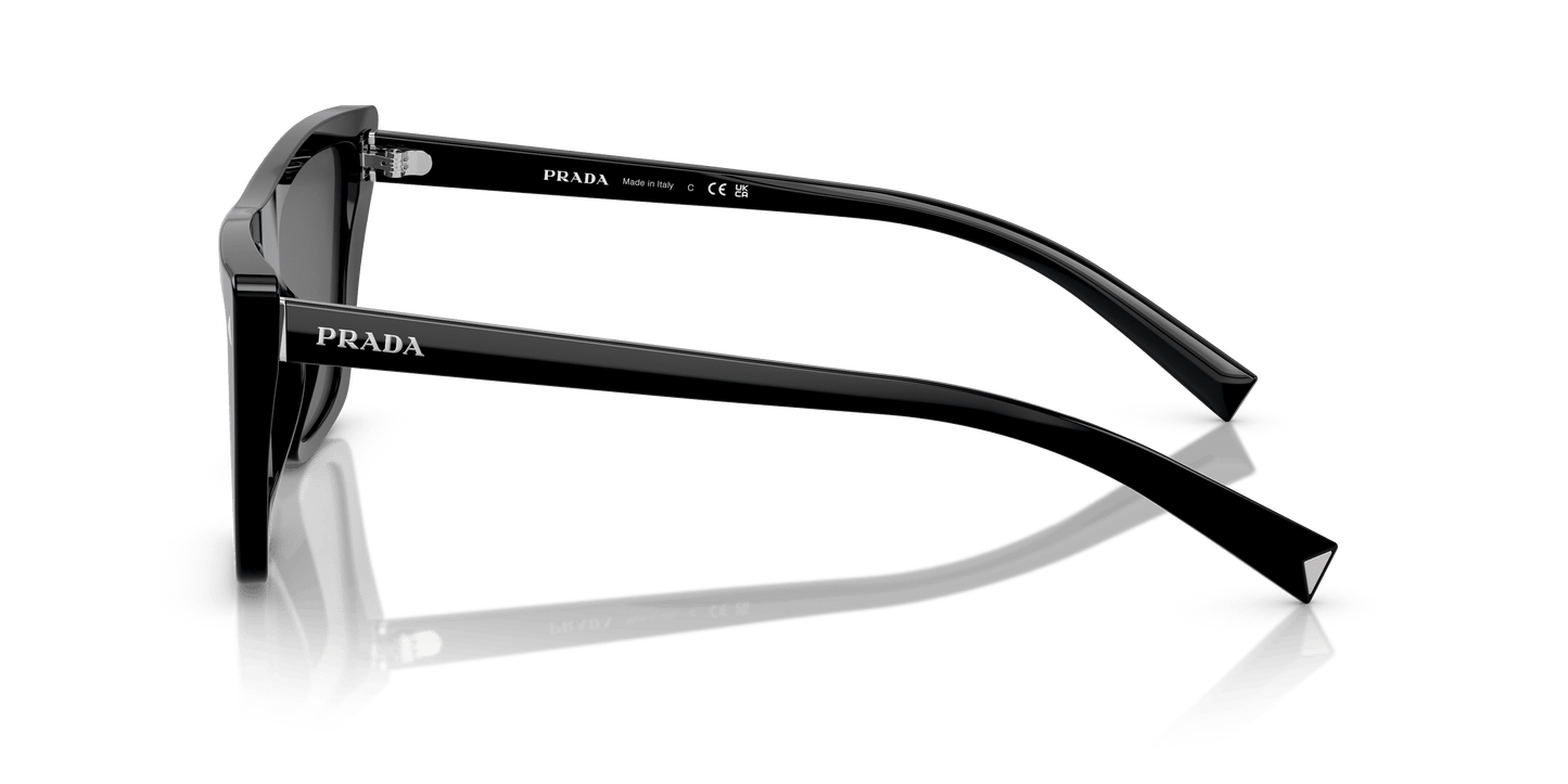 Prada Sunglasses Black-Dark Grey | PRADA PR 21ZS Black-Dark Grey