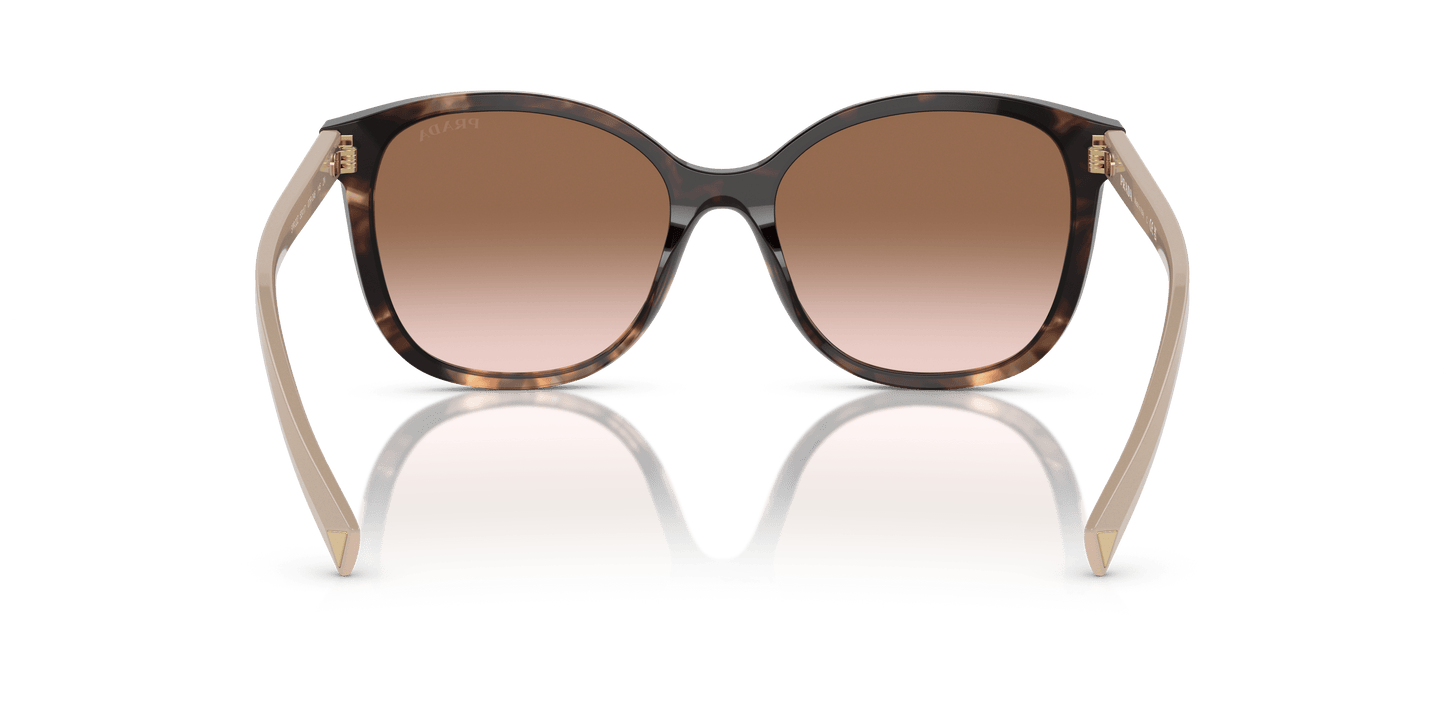 Prada Sunglasses Caramel Tortoise-Brown Gradient | PRADA PR 22ZS Caramel Tortoise-Brown Gradient
