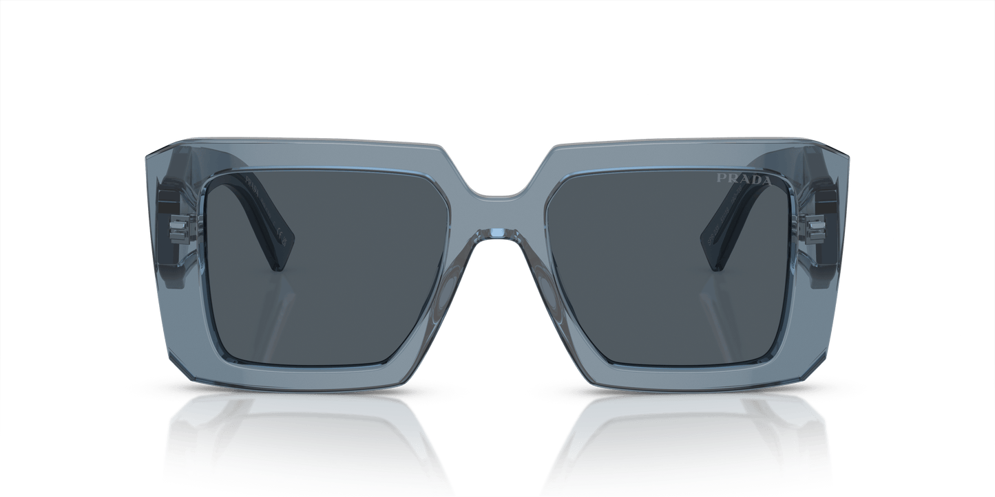 PRADA PR 23YS Transparent Graphite-Dark Grey Sunglasses