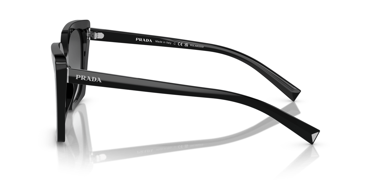 Prada Sunglasses Black-Polar Grey Gradient | PRADA PR 23ZS Black-Polar Grey Gradient