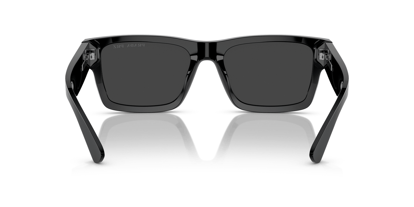 משקפי שמש פראדה שחור מקוטב שחור | Prada PR 25ZS Black-Polarized Black
