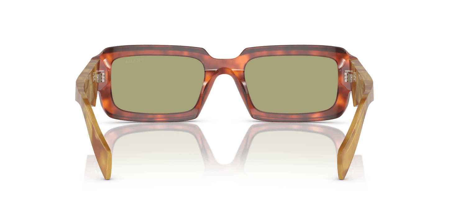 Prada Sunglasses Cognac Tortoise-Green | Prada PR 27ZS Cognac Tortoise-Green