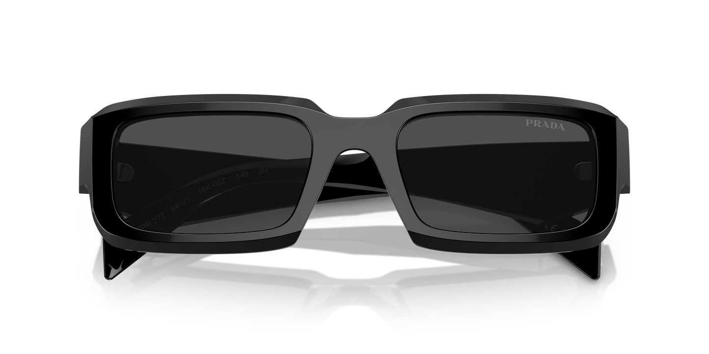 משקפי שמש פראדה שחור-אפור כהה | Prada PR 27ZS Black-Dark Grey