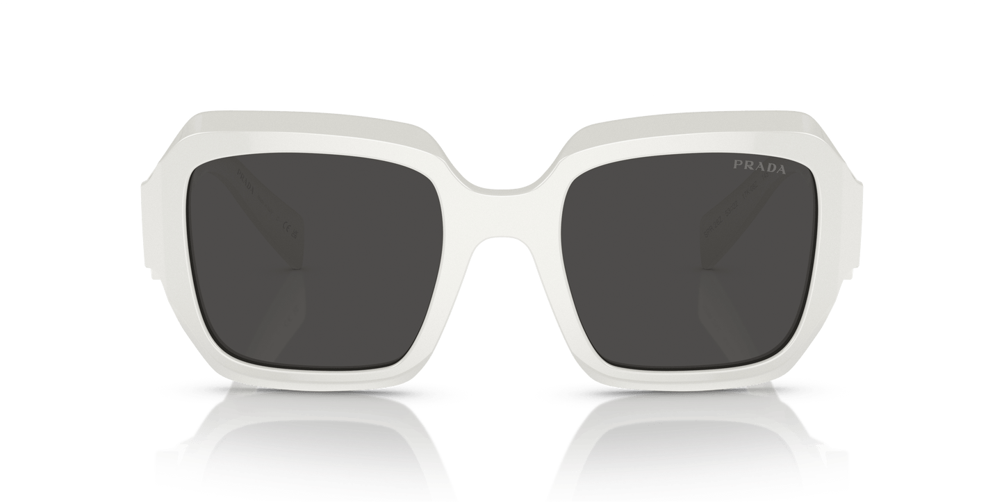 Prada Sunglasses White-Dark Grey | PRADA PR 28ZS White-Dark Grey