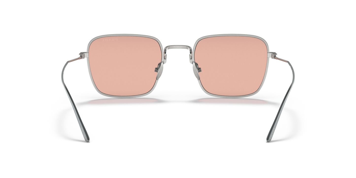 Prada Sunglasses Satin Titanium-Dark Pink | PRADA PR 54WS Satin Titanium-Dark Pink