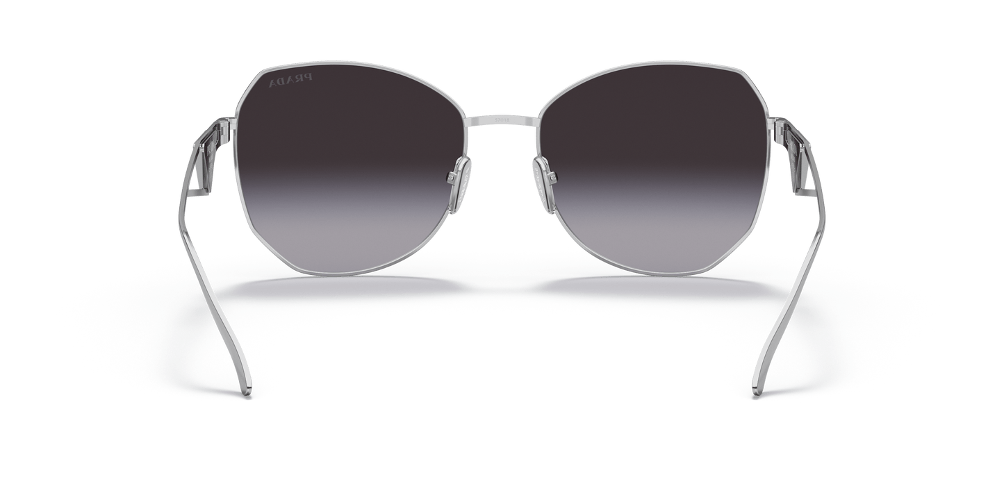 Prada Sunglasses Silver-Grey Gradient | PRADA PR 57YS Silver-Grey Gradient