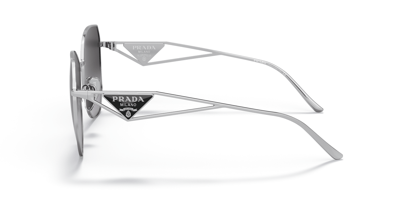 Prada Sunglasses Silver-Grey Gradient | PRADA PR 57YS Silver-Grey Gradient