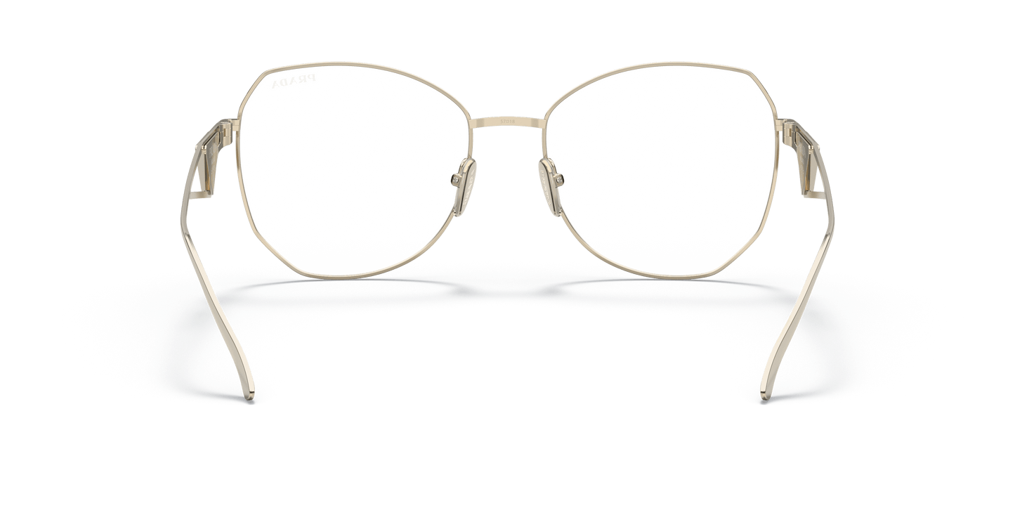 Prada Sunglasses Pale Gold-Clear Blue Light Filter | PRADA PR 57YS Pale Gold-Clear Blue Light Filter