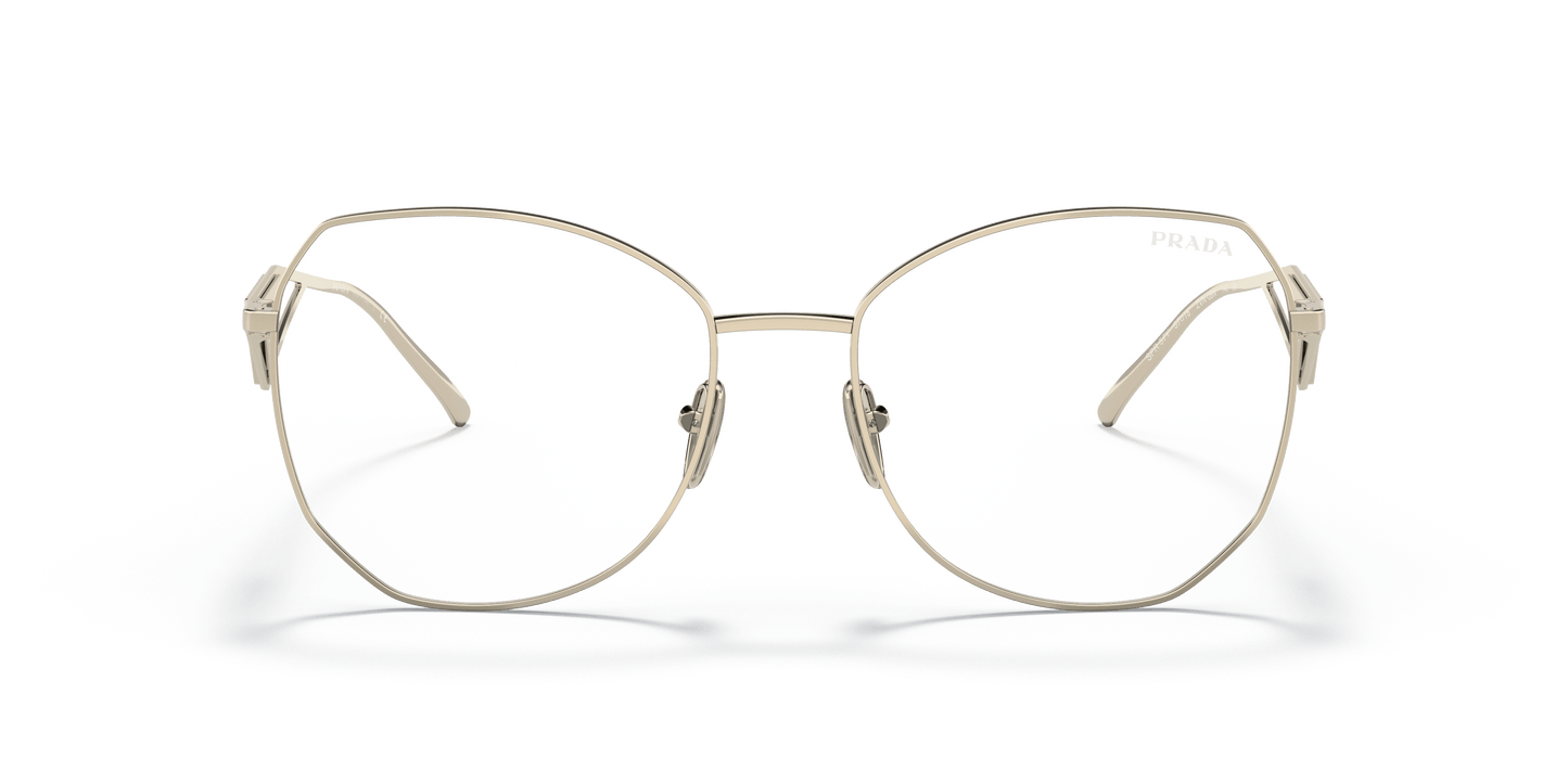 Prada Sunglasses Pale Gold-Clear Blue Light Filter | PRADA PR 57YS Pale Gold-Clear Blue Light Filter