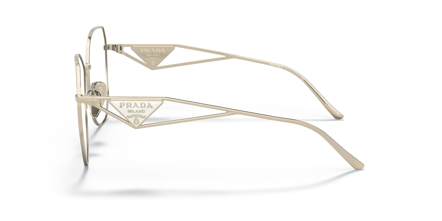 Prada Sunglasses Pale Gold-Clear Blue Light Filter | PRADA PR 57YS Pale Gold-Clear Blue Light Filter