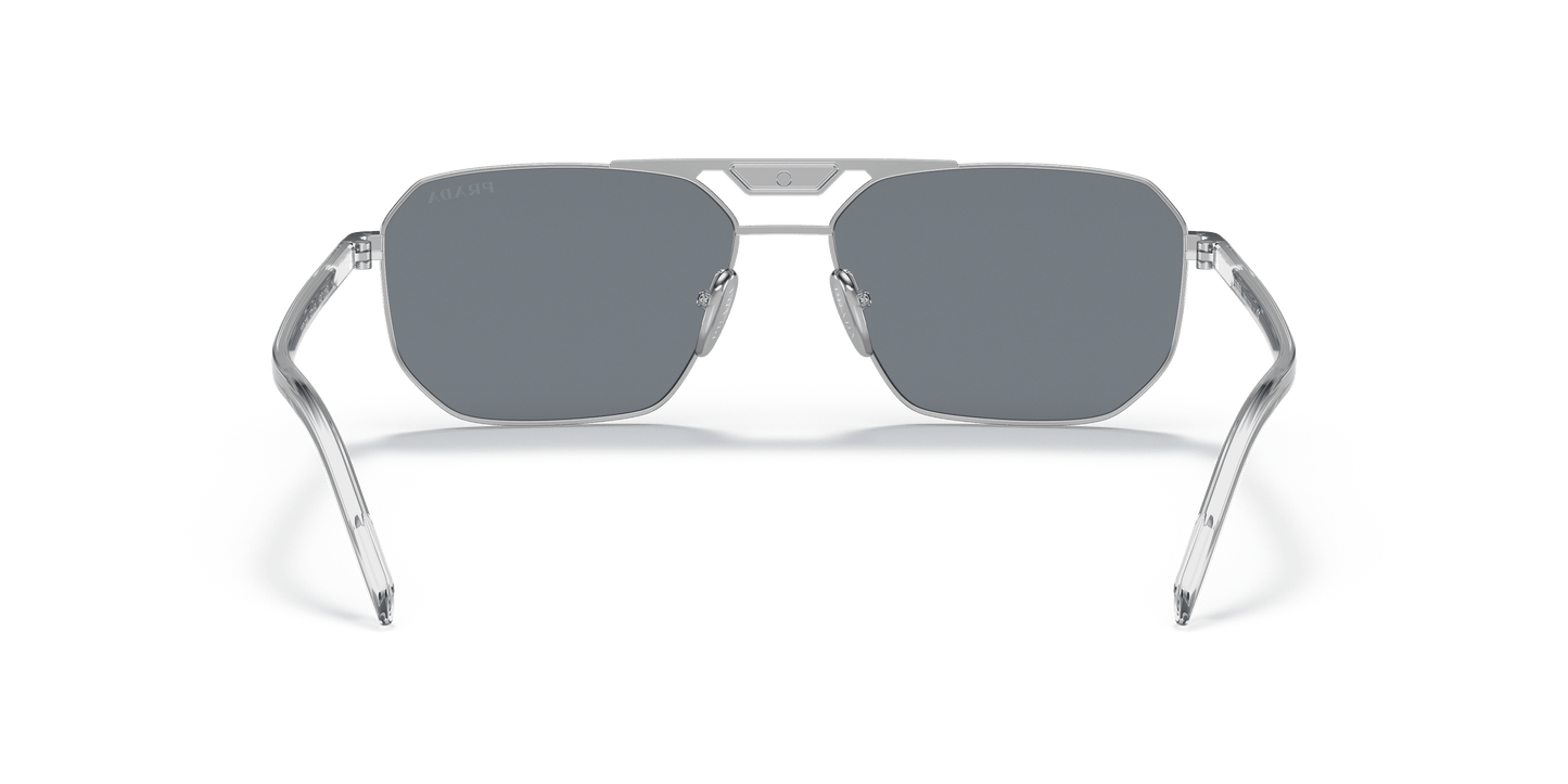 Prada Sunglasses Mirror Silver-Blue Silver 80 | Prada PR 58YS Silver-Blue Mirror Silver 80