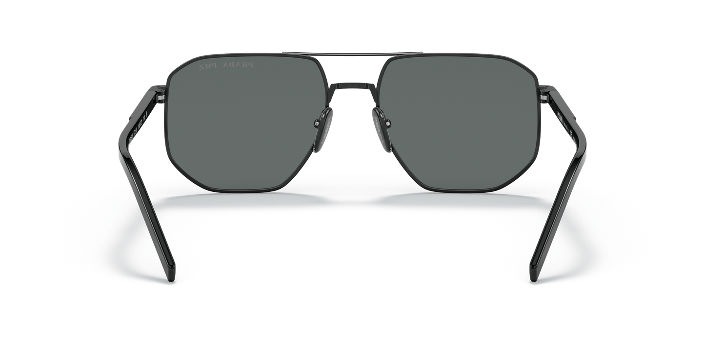 Prada Sunglasses Black-Polar Dark Grey | Prada PR 59YS Black-Polar Dark Grey