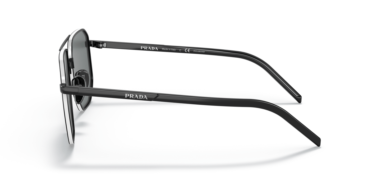 Prada Sunglasses Black-Polar Dark Grey | Prada PR 59YS Black-Polar Dark Grey