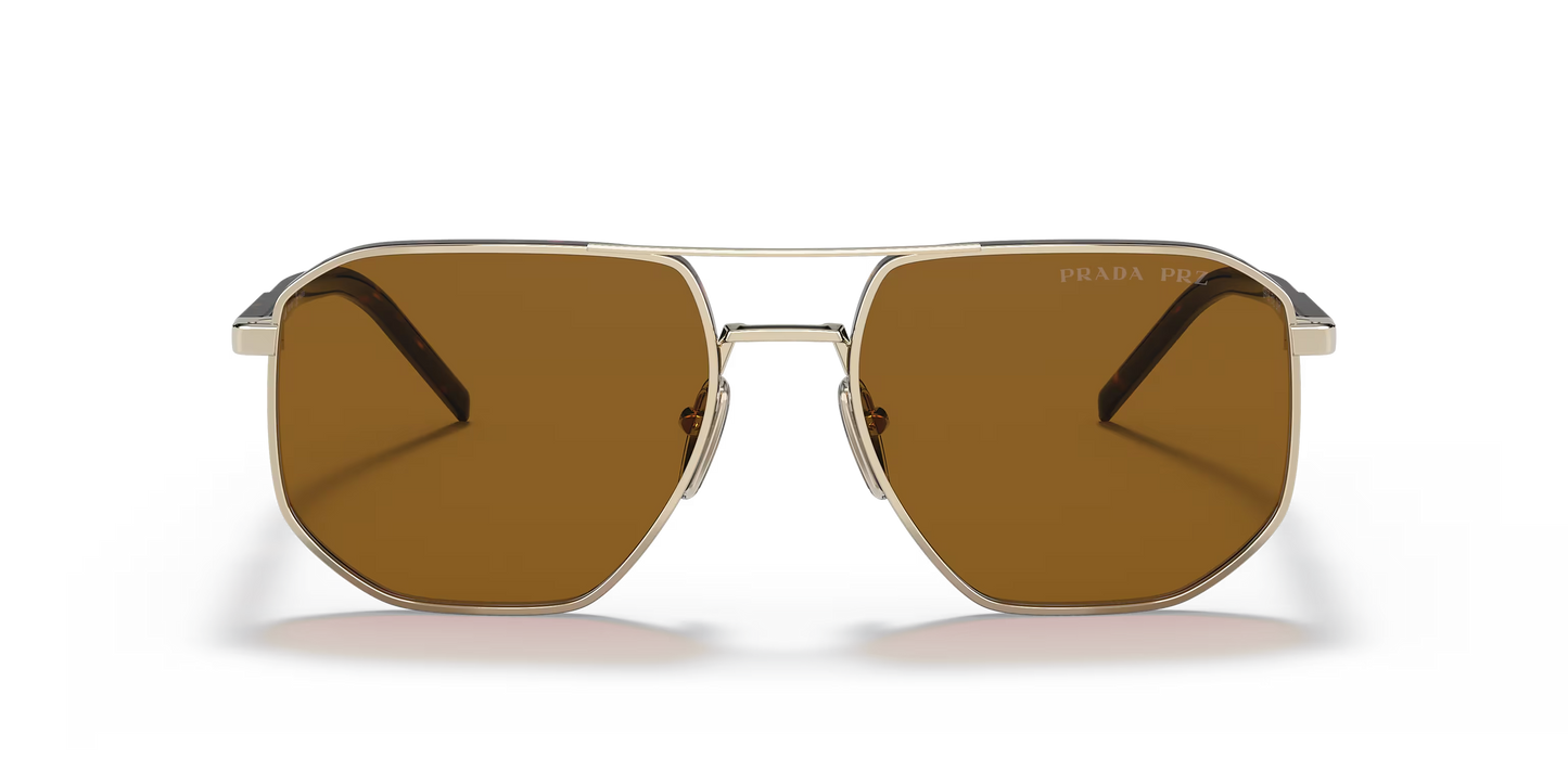 Prada PR 59YS Gold-Brown Sunglasses