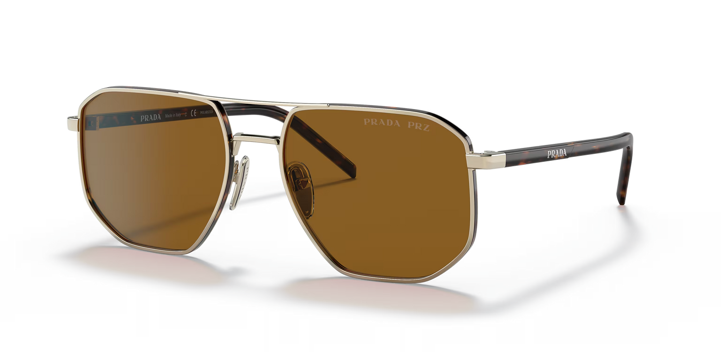 Prada PR 59YS Gold-Brown Sunglasses